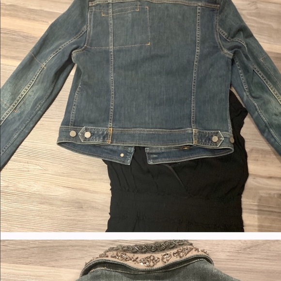 Anthropologie Holding Horses Beaded Jean Jacket - Picture 4 of 5